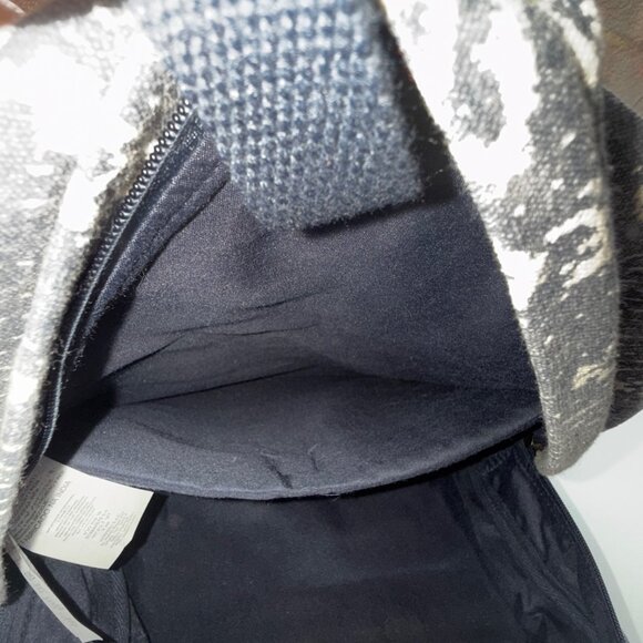 Rip Curl Unisex Canvas Backpack Blue & White Pattern Adjustable Straps Daypack - Picture 9 of 11